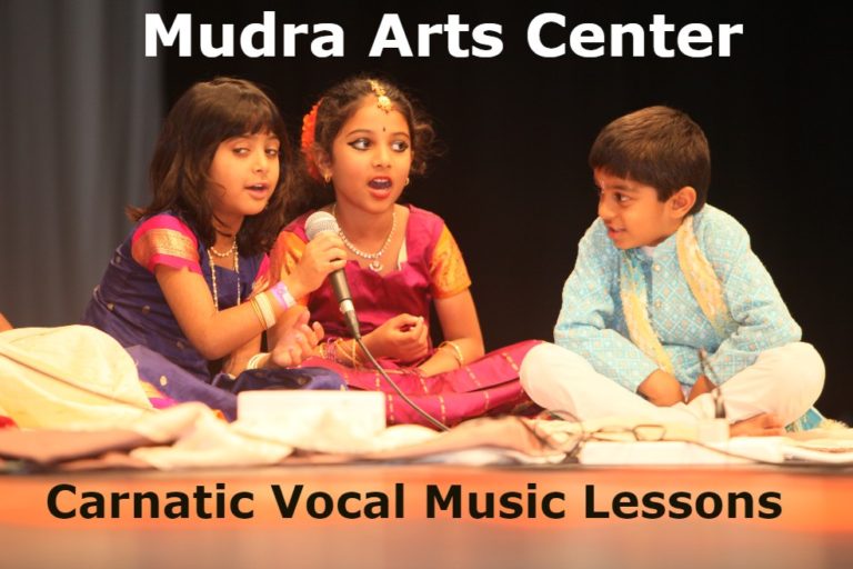Photo HD-002 Carnatic Music Lessons Mudra Arts Center with Text