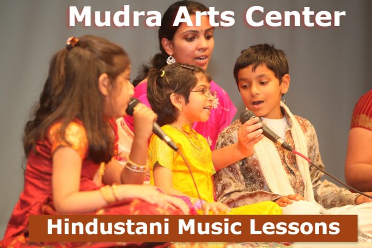 Photo HD-004 Hindustani Music Lessons Mudra Arts Center with Text